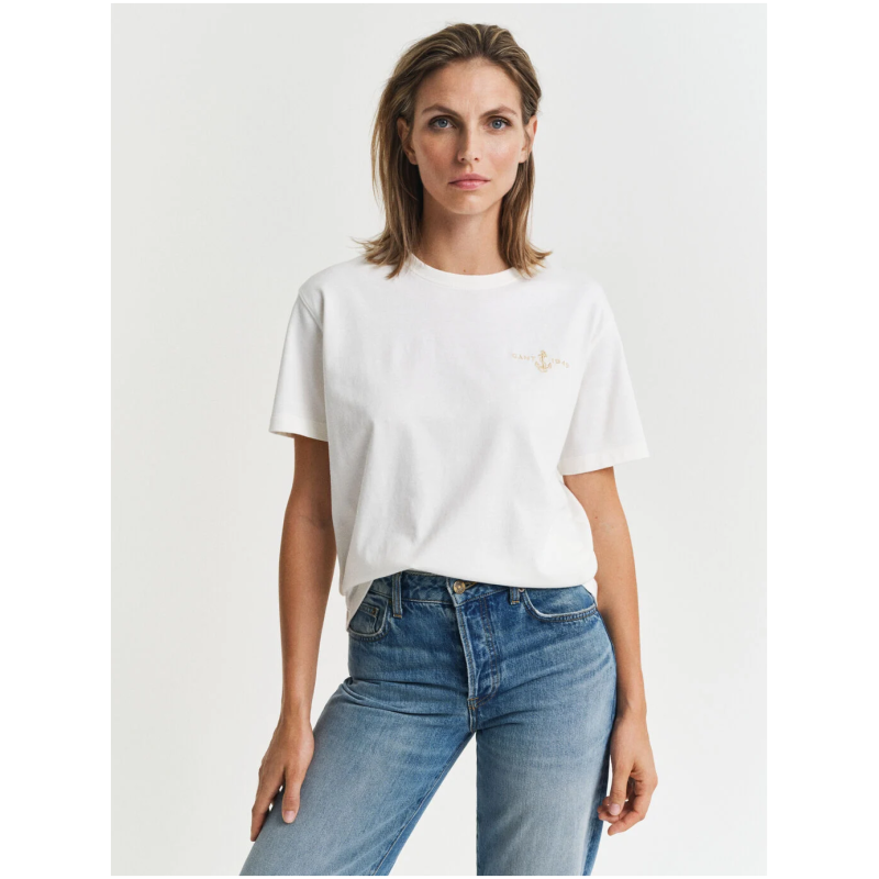 GANT Embroidered Anchor T-Shirt